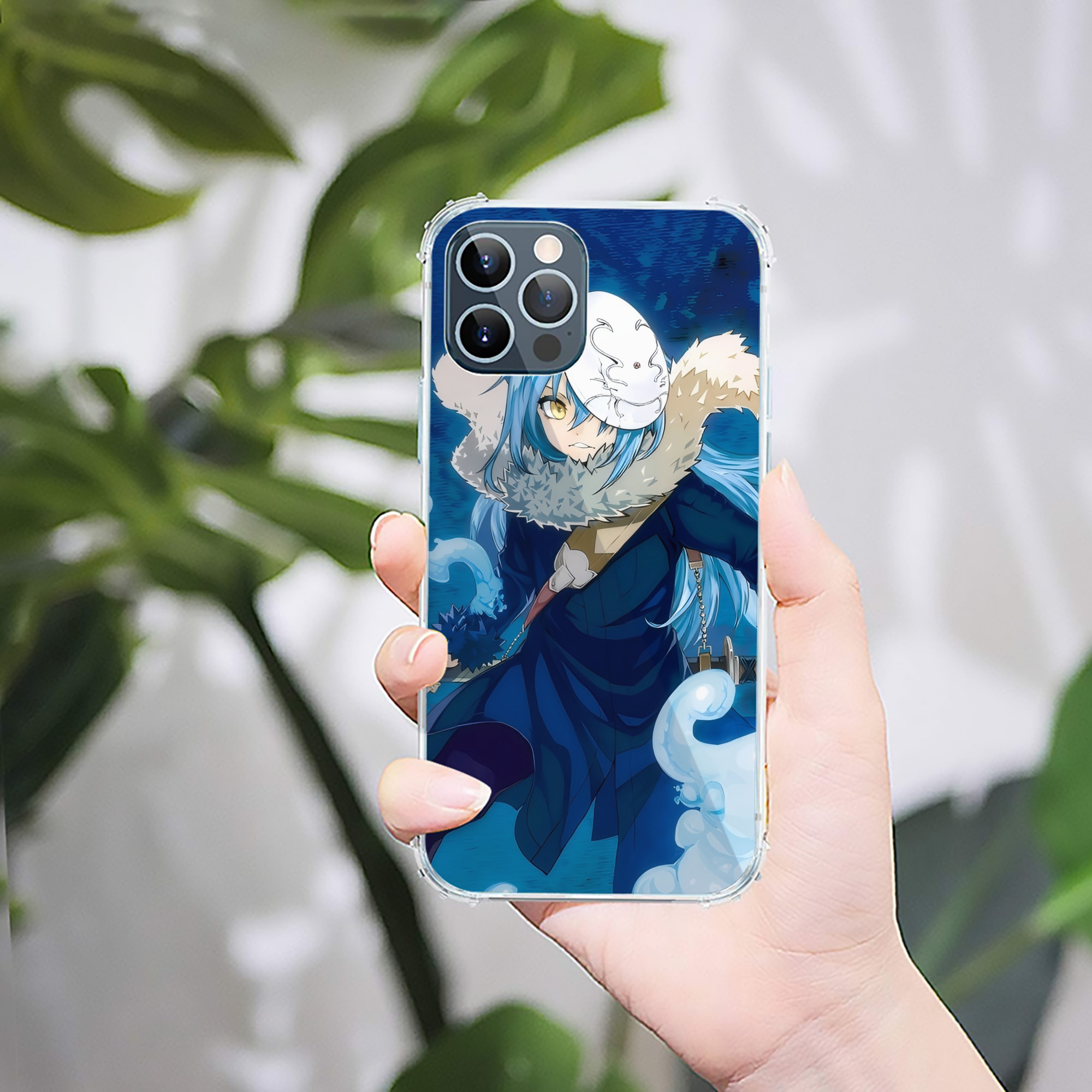 （画像用） 転スラ Regarding Reincarnated to Slime 【iPhone 12シリーズ対応】透明スマホケース（クリアソフトケース）